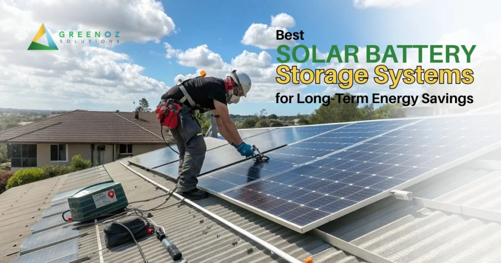 Choosing the Right Solar Battery Storage Systems in Melbourne for Long-Term Energy Savings